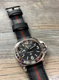Black Epsom Leather Watch Strap, 24mm Watch Strap, Leather Watch Strap 26mm