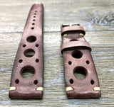Leather Watch Straps 19mm, Racing & Rally Watch Straps, Leather watch band, Vintage Red Brown Watch Strap, Leather Watch Straps 20mm, 18mm, FREE SHIPPING - eternitizzz-straps-and-accessories