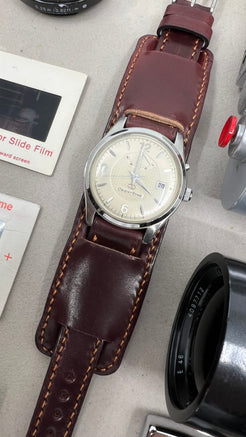 Shell Cordovan Leather, Watch Leather Strap, Paul Newman Watch Band