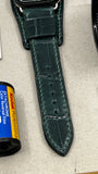Apple Watch Ultra Watch Band, Apple Watch 49mm 45mm 41mm 40mm Smartwatch Band, Cuff Watch Band, iWatch Band, Green Alligator Watch Straps, Samsung Galaxy Watch Band