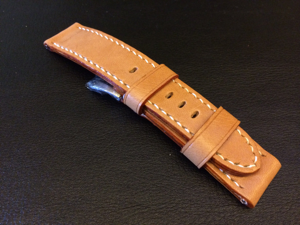 Eternitizzz Panerai Watch Strap, Leather Watch Strap, Watch Band 24mm, Louis Vuitton Bag Materials Pure White