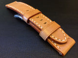 Panerai Watch Strap, Leather Watch Strap, Watch Band 24mm, Louis Vuitton Bag Materials - eternitizzz-straps-and-accessories