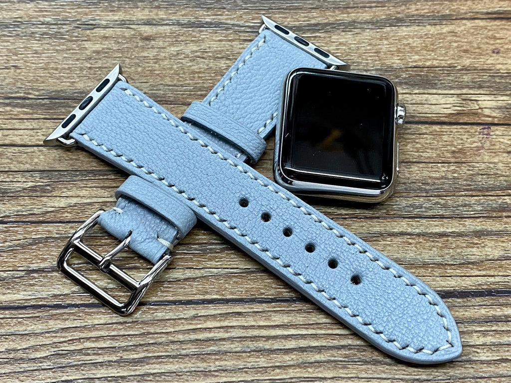 Apple Watch 40mm 44mm, series 6, Single Tour Rallye, iWatch, Apple Watch 38mm, Apple Watch Band light grey, girlfriend gift ideas