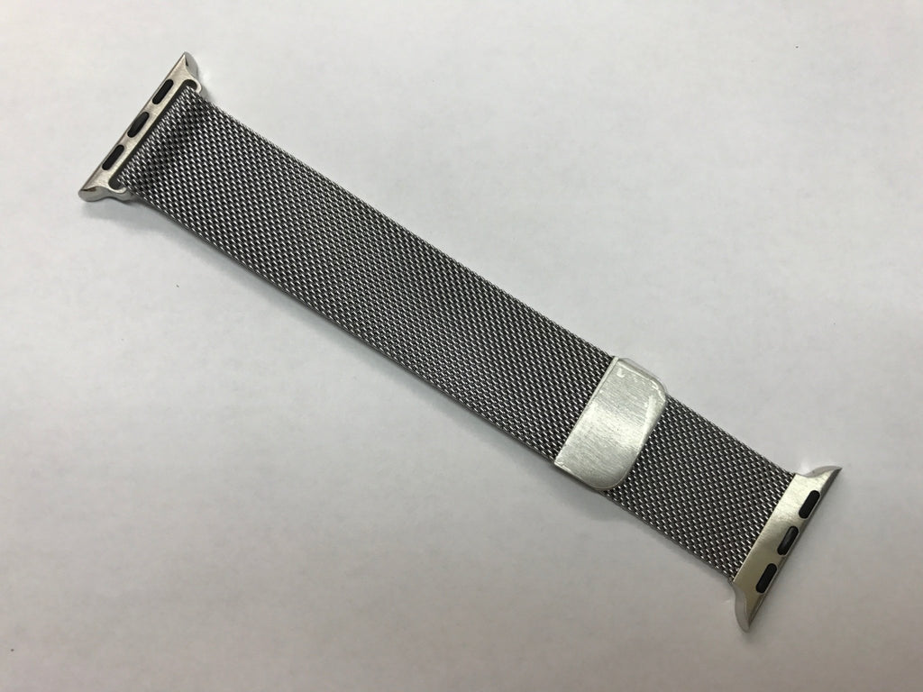 Apple Watch 42mm 44mm, Milanese Apple Watch Band, Mesh Loop Stainless Steel iWatch Band Replacement Wrist Strap - eternitizzz-straps-and-accessories