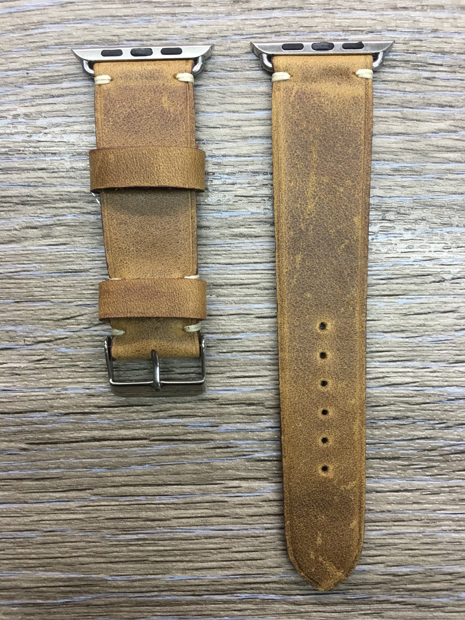 Apple Watch 44mm 40mm 42mm 38mm, Apple Watch Band Strap, Vintage Brown Leather watch strap band,FREE SHIPPING - eternitizzz-straps-and-accessories