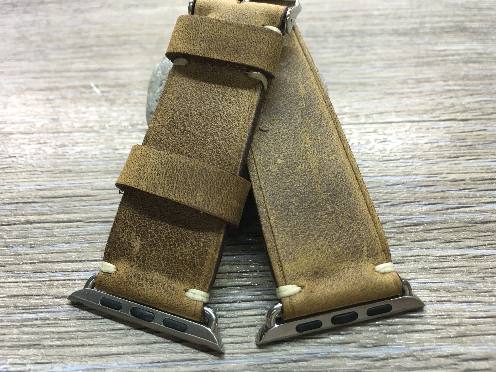 Apple Watch 44mm 40mm 42mm 38mm, Apple Watch Band Strap, Vintage Brown Leather watch strap band,FREE SHIPPING - eternitizzz-straps-and-accessories