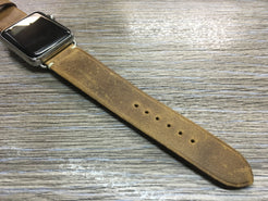 Apple Watch 44mm 40mm 42mm 38mm, Apple Watch Band Strap, Vintage Brown Leather watch strap band,FREE SHIPPING - eternitizzz-straps-and-accessories
