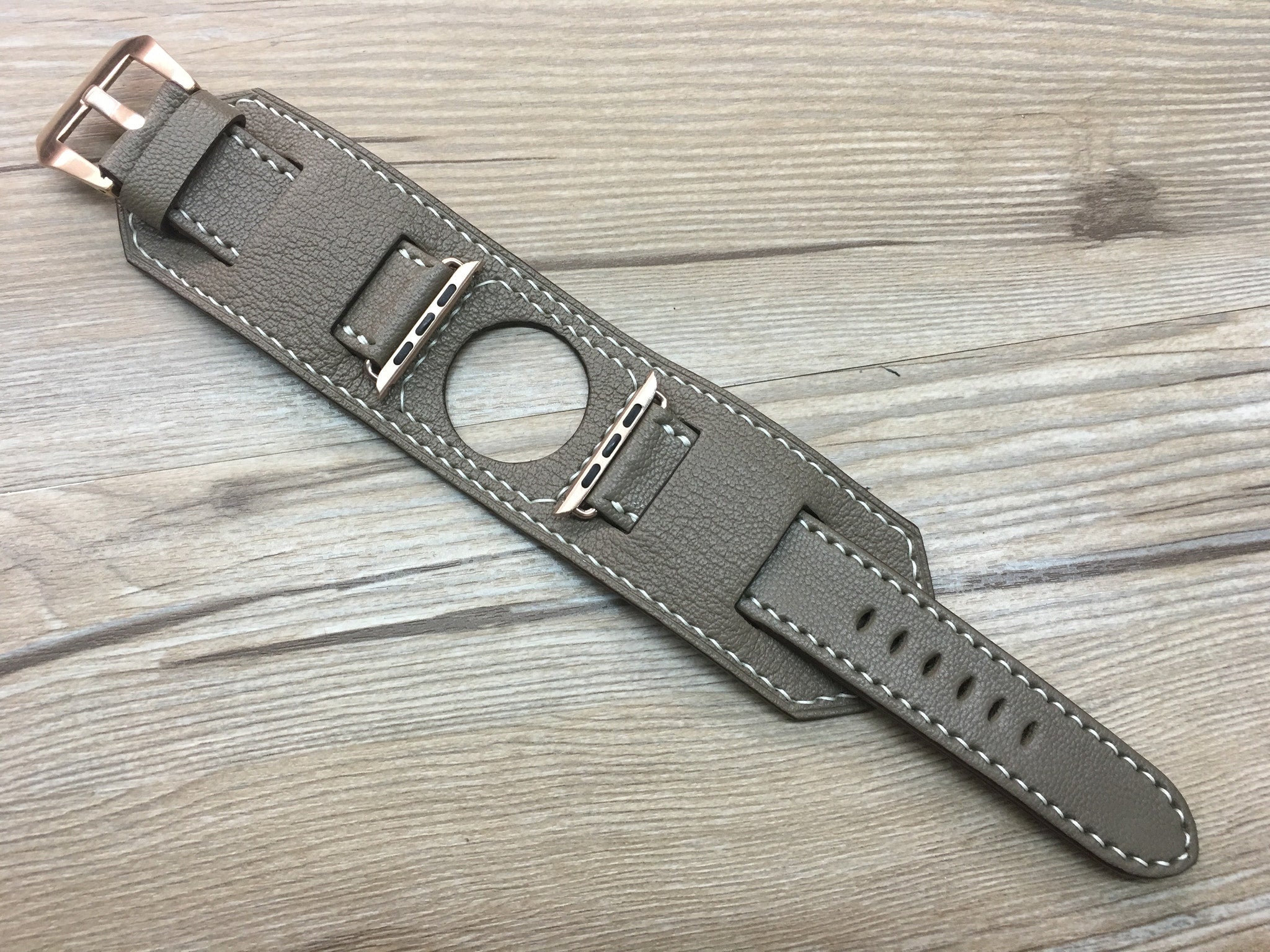 Apple Watch 44mm Rose Gold, 42mm, Apple Watch Strap & Band, Apple Watch Hermes, Elephant Grey Apple Watch 38mm 40mm - eternitizzz-straps-and-accessories