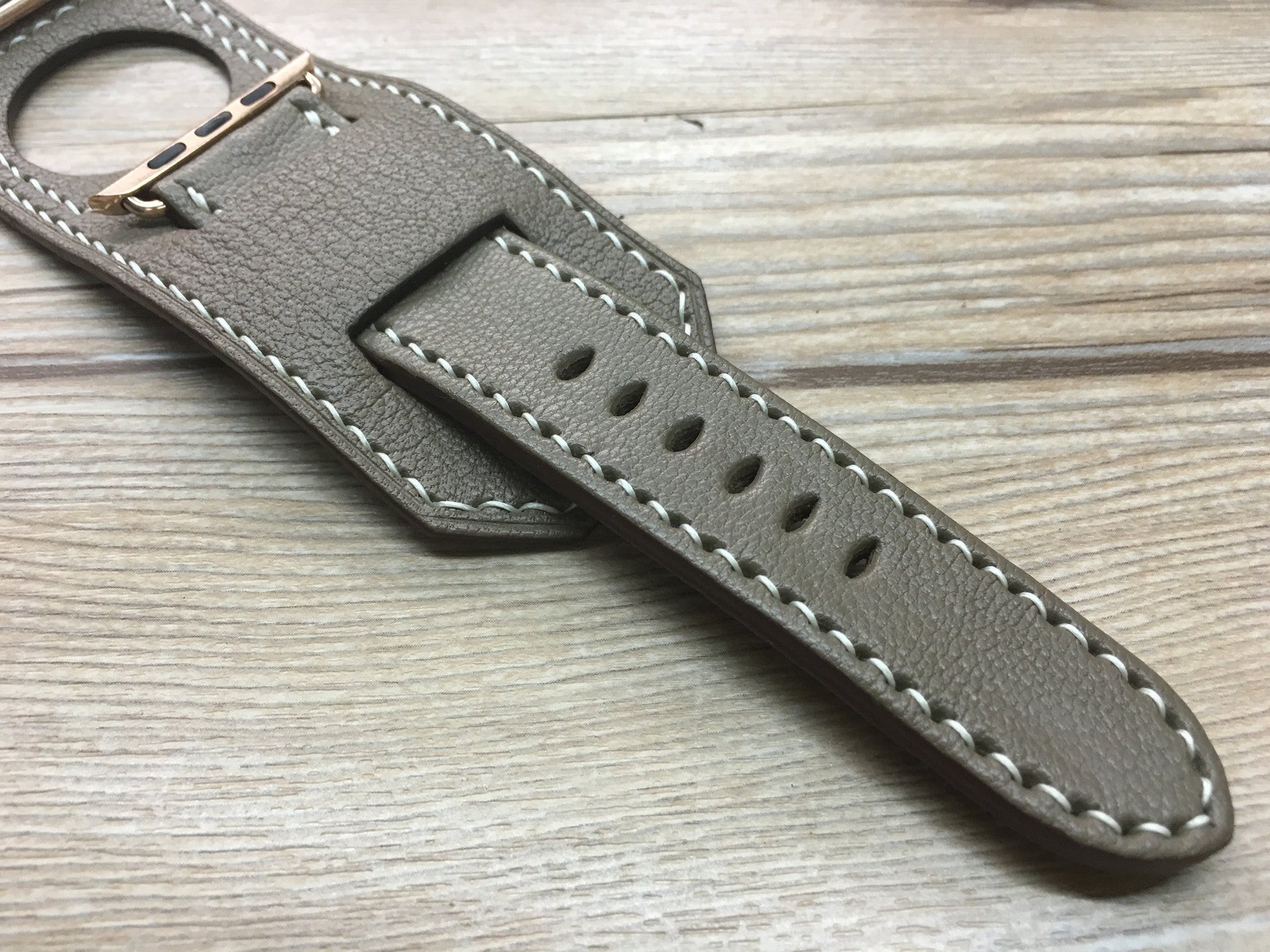 Apple Watch 44mm Rose Gold, 42mm, Apple Watch Strap & Band, Apple Watch Hermes, Elephant Grey Apple Watch 38mm 40mm - eternitizzz-straps-and-accessories