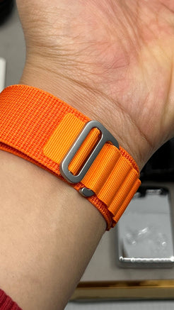 Apple Watch 49mm Orange Alpine Loop - Apple Watch Ultra, Apple Watch Band, Smartwatch iWatch band - Eternitizzz-Watch-Straps