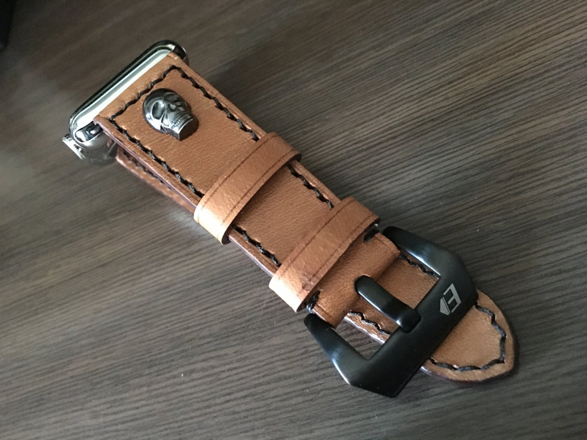 Apple Watch Stainless Steel, Apple Watch Band, Apple Watch 44mm, 40mm, Leather Watch Strap For Apple Watch 38mm, 42mm - eternitizzz-straps-and-accessories