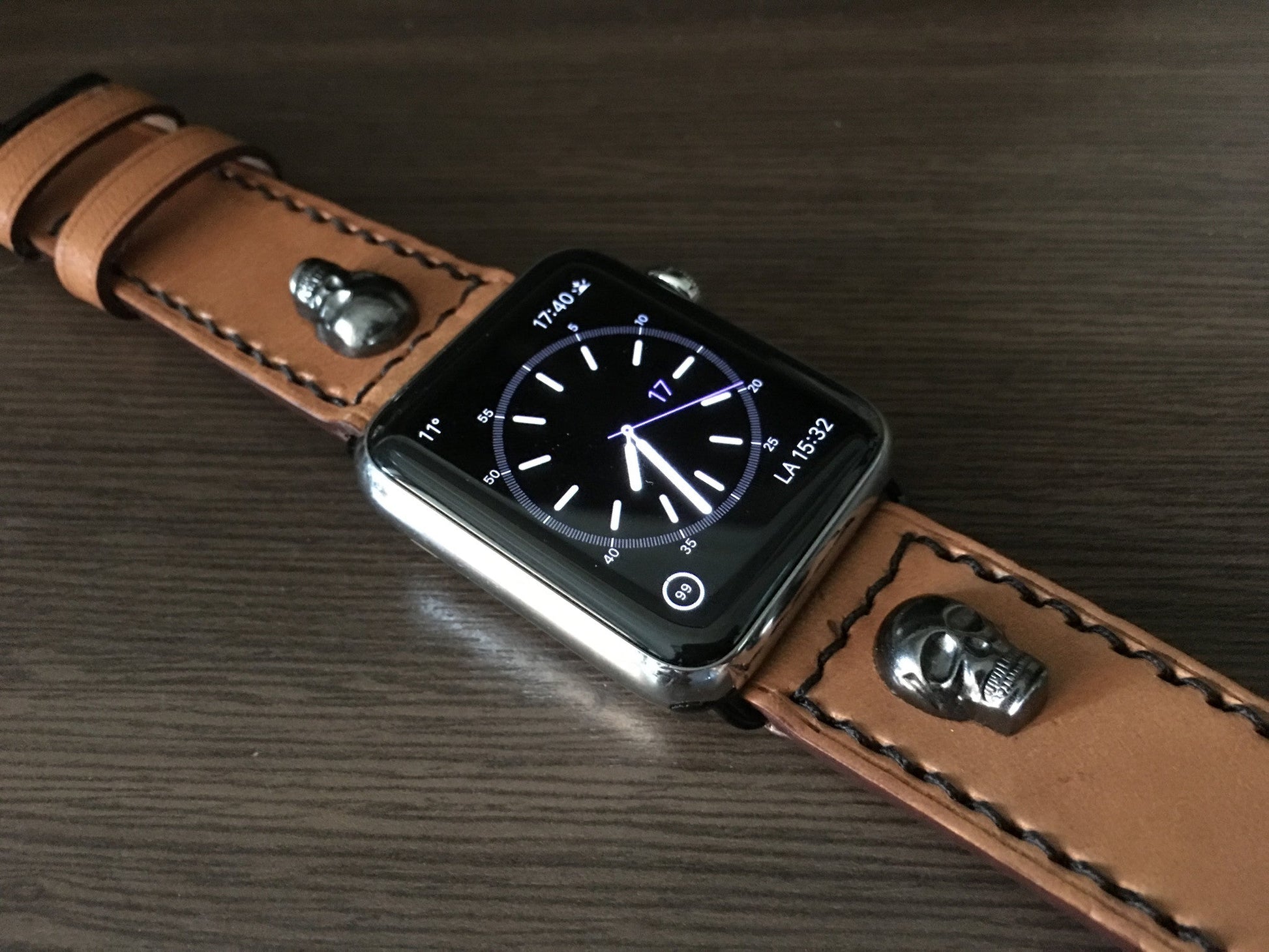 Apple Watch Stainless Steel, Apple Watch Band, Apple Watch 44mm, 40mm, Leather Watch Strap For Apple Watch 38mm, 42mm - eternitizzz-straps-and-accessories