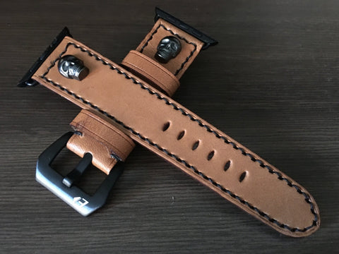 Apple Watch Band, Stylish Apple Watch Straps, Smartwatch Band, Apple Watch 45mm 41mm 44mm, Leather Watch Bands, Handmade Vegtan Leather Wristwatch Band, Gift Ideas