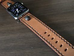 Apple Watch Stainless Steel, Apple Watch Band, Apple Watch 44mm, 40mm, Leather Watch Strap For Apple Watch 38mm, 42mm - eternitizzz-straps-and-accessories