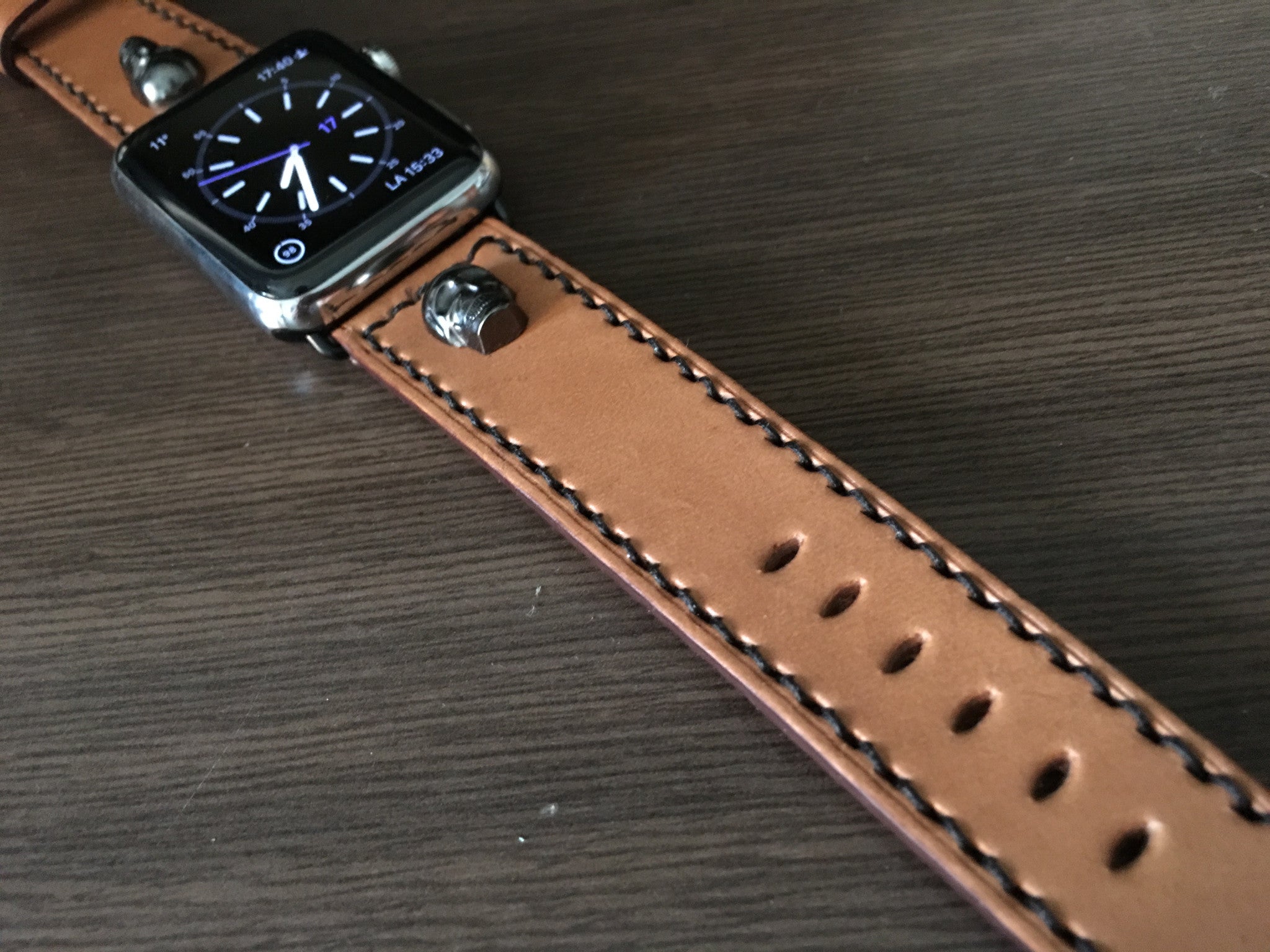 Apple Watch Stainless Steel, Apple Watch Band, Apple Watch 44mm, 40mm, Leather Watch Strap For Apple Watch 38mm, 42mm - eternitizzz-straps-and-accessories