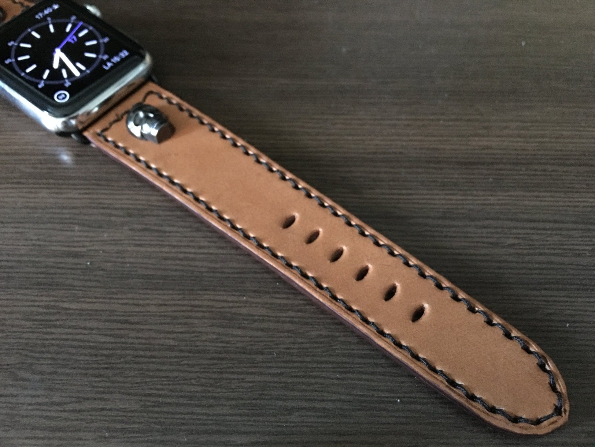 Apple Watch Stainless Steel, Apple Watch Band, Apple Watch 44mm, 40mm, Leather Watch Strap For Apple Watch 38mm, 42mm - eternitizzz-straps-and-accessories