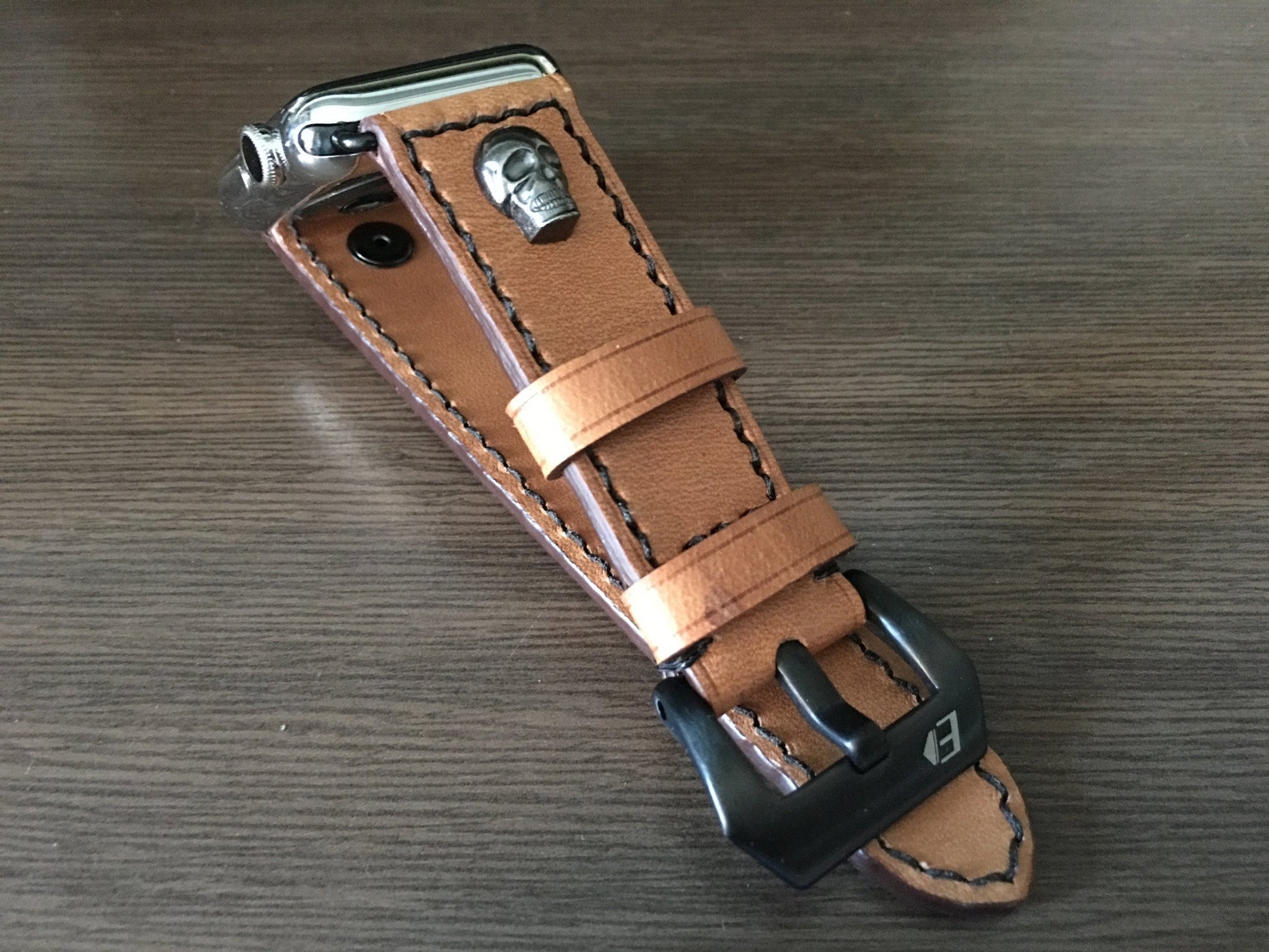 Apple Watch Stainless Steel, Apple Watch Band, Apple Watch 44mm, 40mm, Leather Watch Strap For Apple Watch 38mm, 42mm - eternitizzz-straps-and-accessories