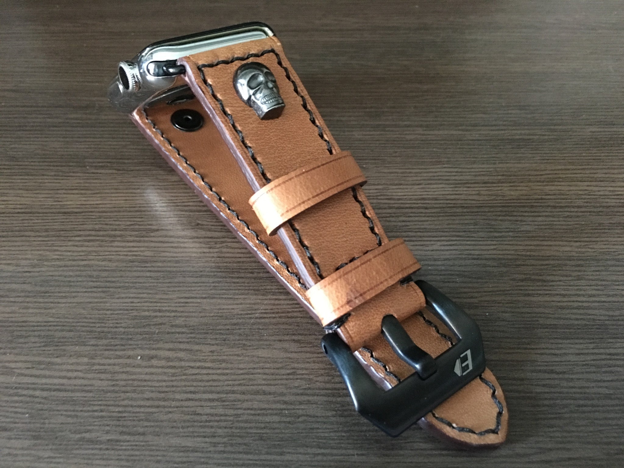 Apple Watch Stainless Steel, Apple Watch Band, Apple Watch 44mm, 40mm, Leather Watch Strap For Apple Watch 38mm, 42mm - eternitizzz-straps-and-accessories