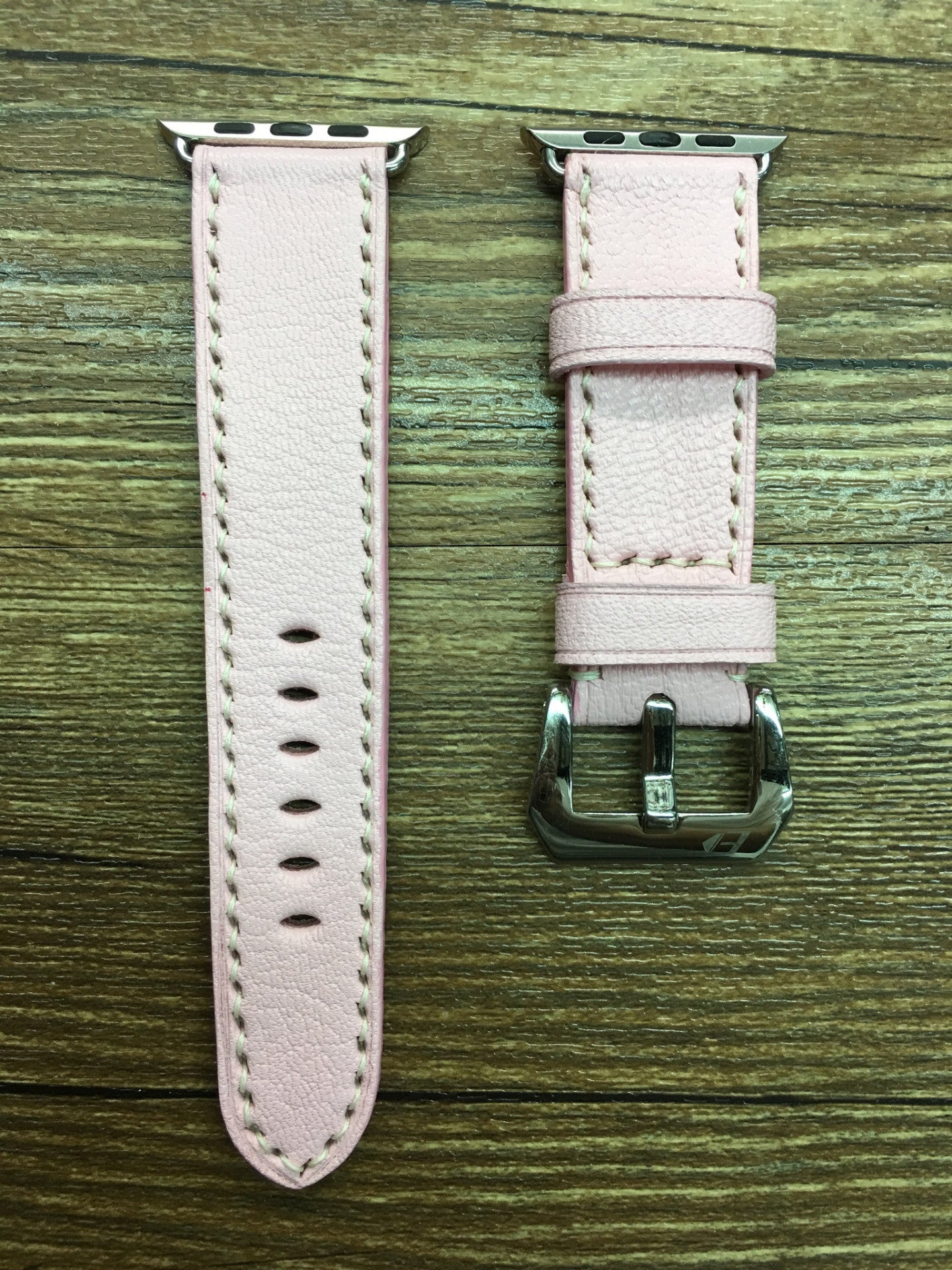 Apple Watch Band 45mm, Apple Watch Ultra Pink Leather Watch Band, Smartwatch Band 41mm, Smartwatch Band, Apple Watch Straps for Valentines Day