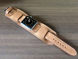 Apple Watch Band, Hermes Cuff Watch Band, Apple Watch 44mm, 42mm watch strap for Series 1 2 3 4 - eternitizzz-straps-and-accessories