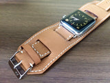 Apple Watch Band, Hermes Cuff Watch Band, Apple Watch 44mm, 42mm watch strap for Series 1 2 3 4 - eternitizzz-straps-and-accessories