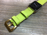 Apple Watch Band, Apple Watch Strap, Apple watch 38mm, 42mm, Lime Epson watch band, iwatch - eternitizzz-straps-and-accessories