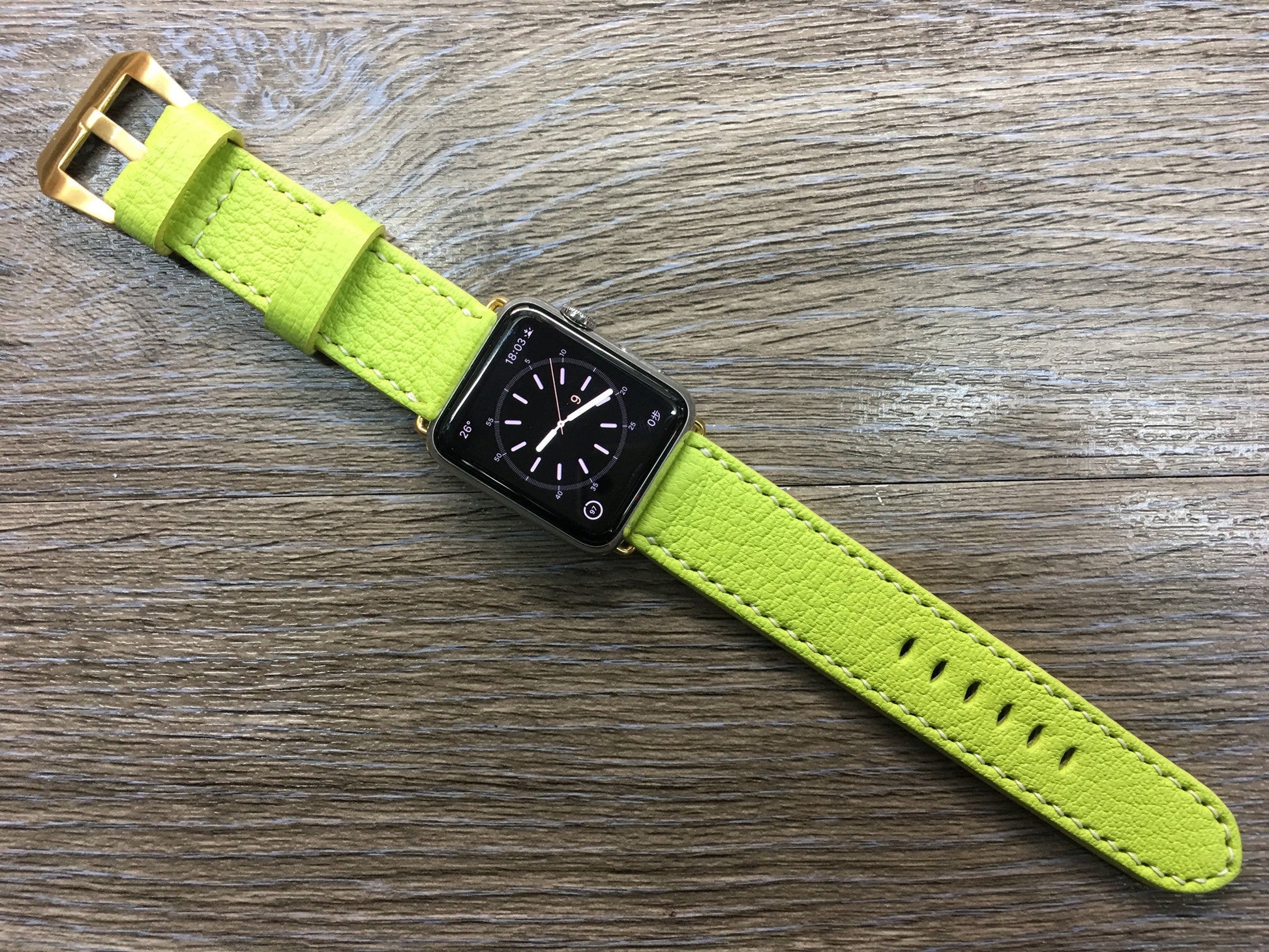 Apple Watch Band, Apple Watch Strap, Apple watch 38mm, 42mm, Lime Epson watch band, iwatch - eternitizzz-straps-and-accessories
