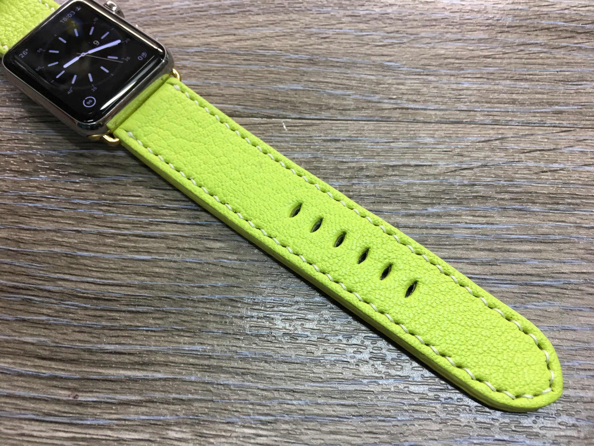 Apple Watch Band, Apple Watch Strap, Apple watch 38mm, 42mm, Lime Epson watch band, iwatch - eternitizzz-straps-and-accessories