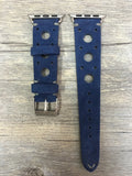 Apple Watch Space Grey 44mm 42mm, Suede Blue Apple Watch Band & Strap, Rose Gold Apple Watch, 38mm 40mm Series 1 2 3 4 - eternitizzz-straps-and-accessories