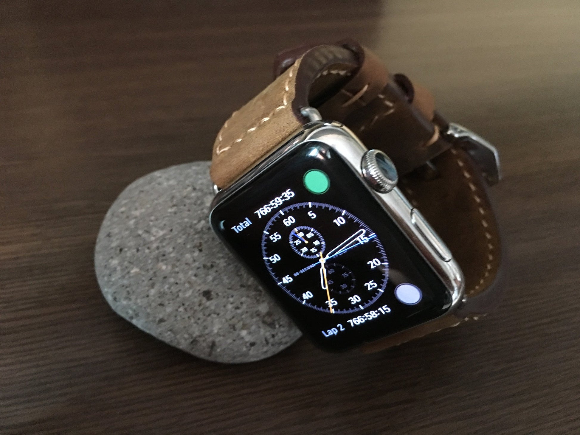 Apple Watch 44mm, 40mm, Apple Watch Band, Strap, Vintage Brown, Leather Watch Strap For Apple Watch 38mm & Apple Watch 42mm - eternitizzz-straps-and-accessories