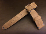 Leather Watch Strap, Leather Watch Band, Grey Watch Strap 20mm, 19mm, Rolex Watch Strap - eternitizzz-straps-and-accessories