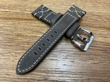 Genuine Leather Watch Strap 22mm, Vintage Brown Watch Band 21mm fit for Tudor Watches, Mens Wrist Watch Band, Husband Birthday Gift Ideas