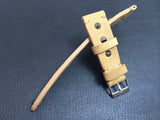 Vintage Real Leather Strap for Rolex, IWC, Omega (Khaki - Metal Pin) - 20mm/16mm - eternitizzz-straps-and-accessories