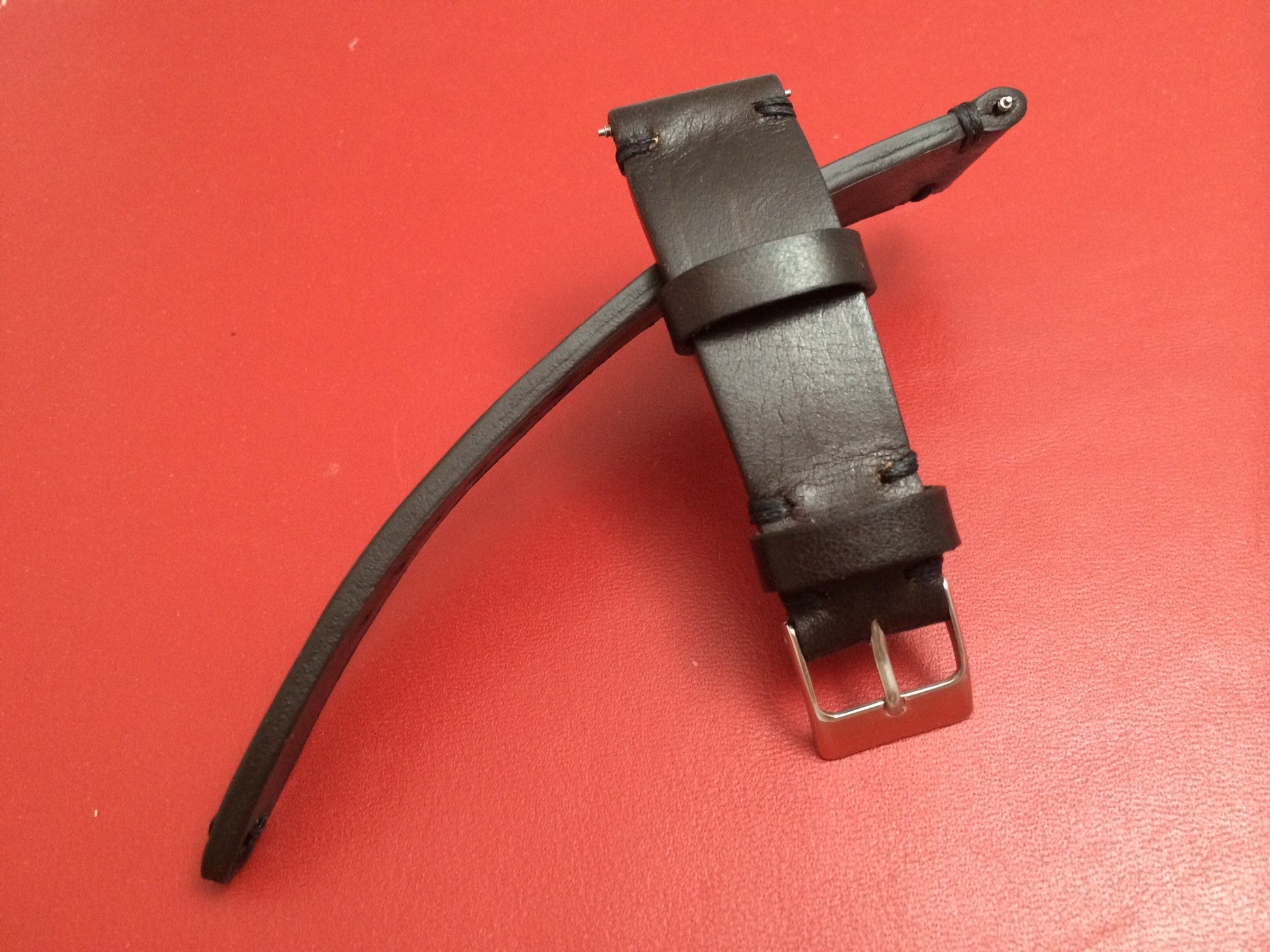 Leather watch Strap for Rolex, Dark Brown watch strap,  20mm watch band straps - eternitizzz-straps-and-accessories