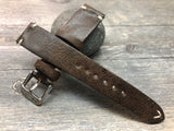 21mm Leather Watch Band, Vintage Leather Watch Strap, 22mm Leather Watch Strap