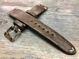 Leather Watch Strap, 20mm Leather Watch Strap, Brown Leather Watch Strap