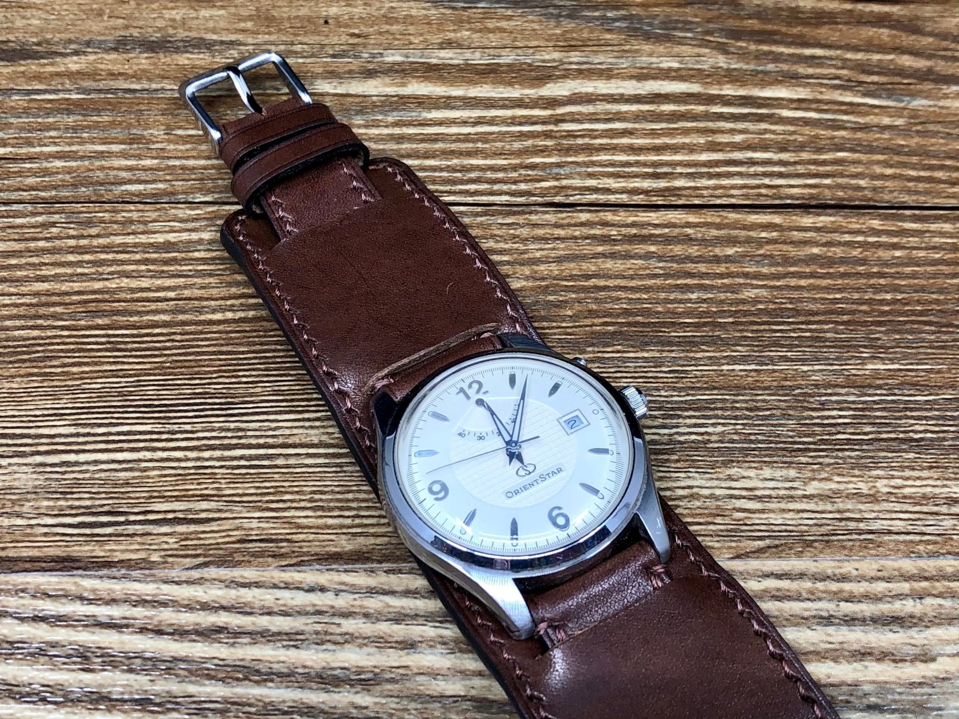 Leather Watch Straps 20mm, Newman Watch Straps 19mm, Brown Watch Strap