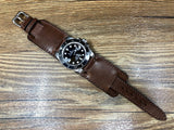 Leather Watch straps 20mm, brown Leather Watch Straps, Leather Bund Straps, Paul Newman Daytona Watch Straps