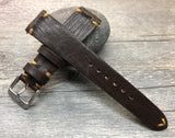 Leather Watch Strap 19mm, Watch Strap 18mm, Vintage Watch Strap
