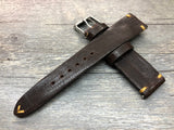 Leather Watch Strap 20mm, Brown Watch Strap, Watch Strap for Rolex