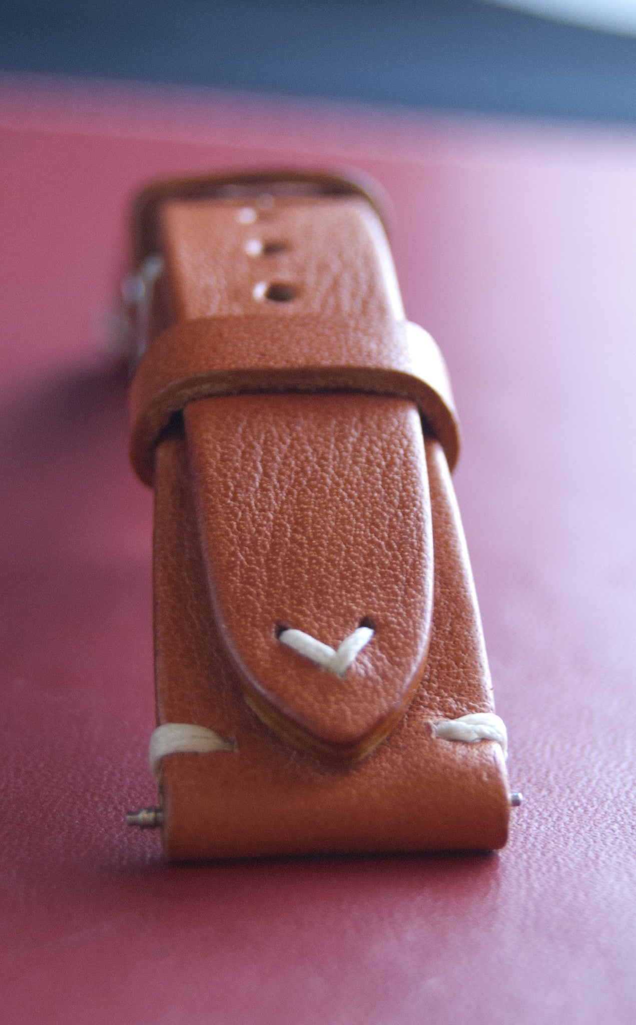 Rolex Watch Strap 20mm, Leather Watch band, Leather Watch Strap 19mm, 18mm, Vintage Orange Watch Strap - eternitizzz-straps-and-accessories