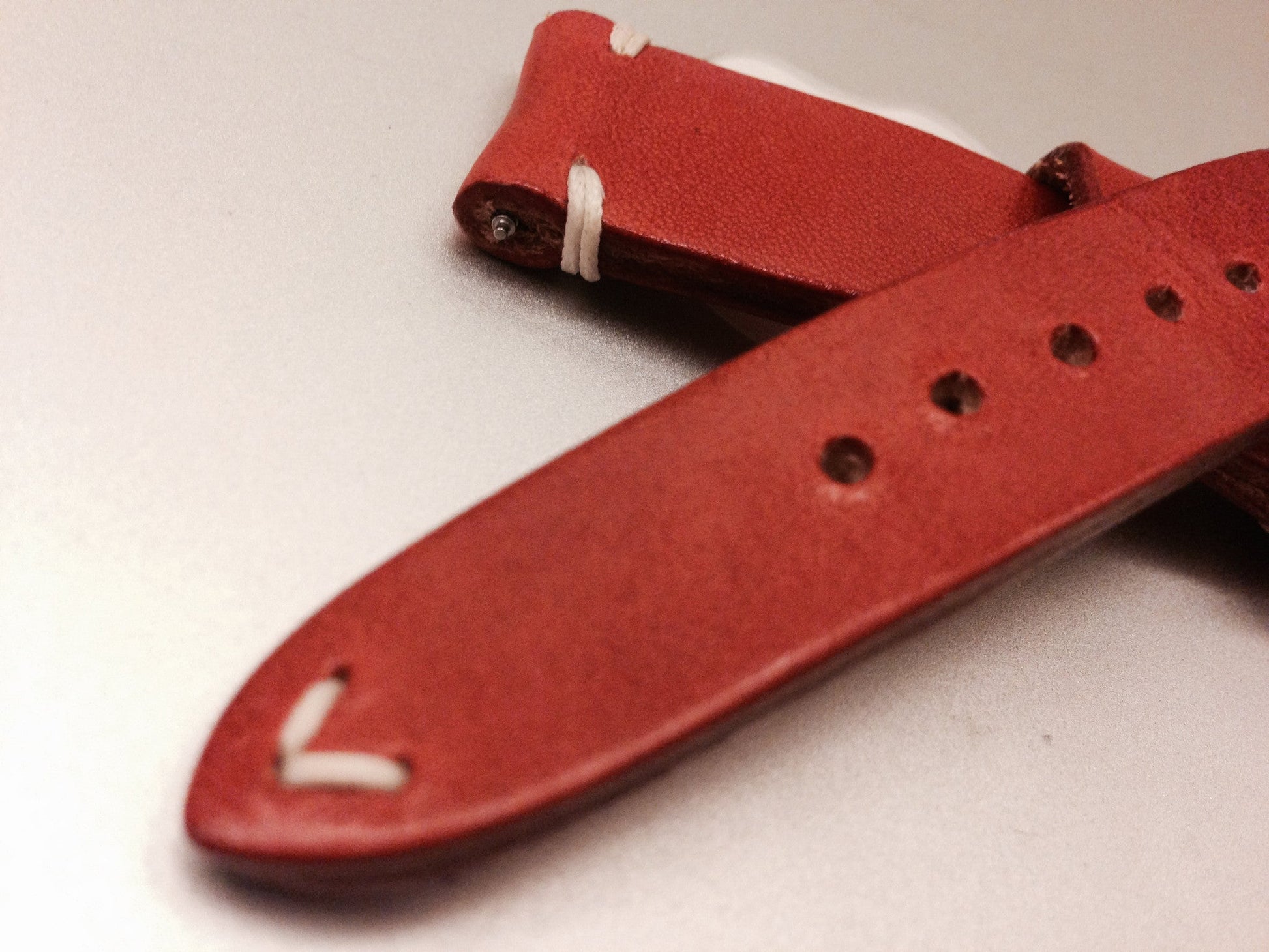 Rolex Watch Strap 20mm, Leather Watch band, Leather Watch Strap 19mm, 18mm, Vintage Orange Watch Strap - eternitizzz-straps-and-accessories