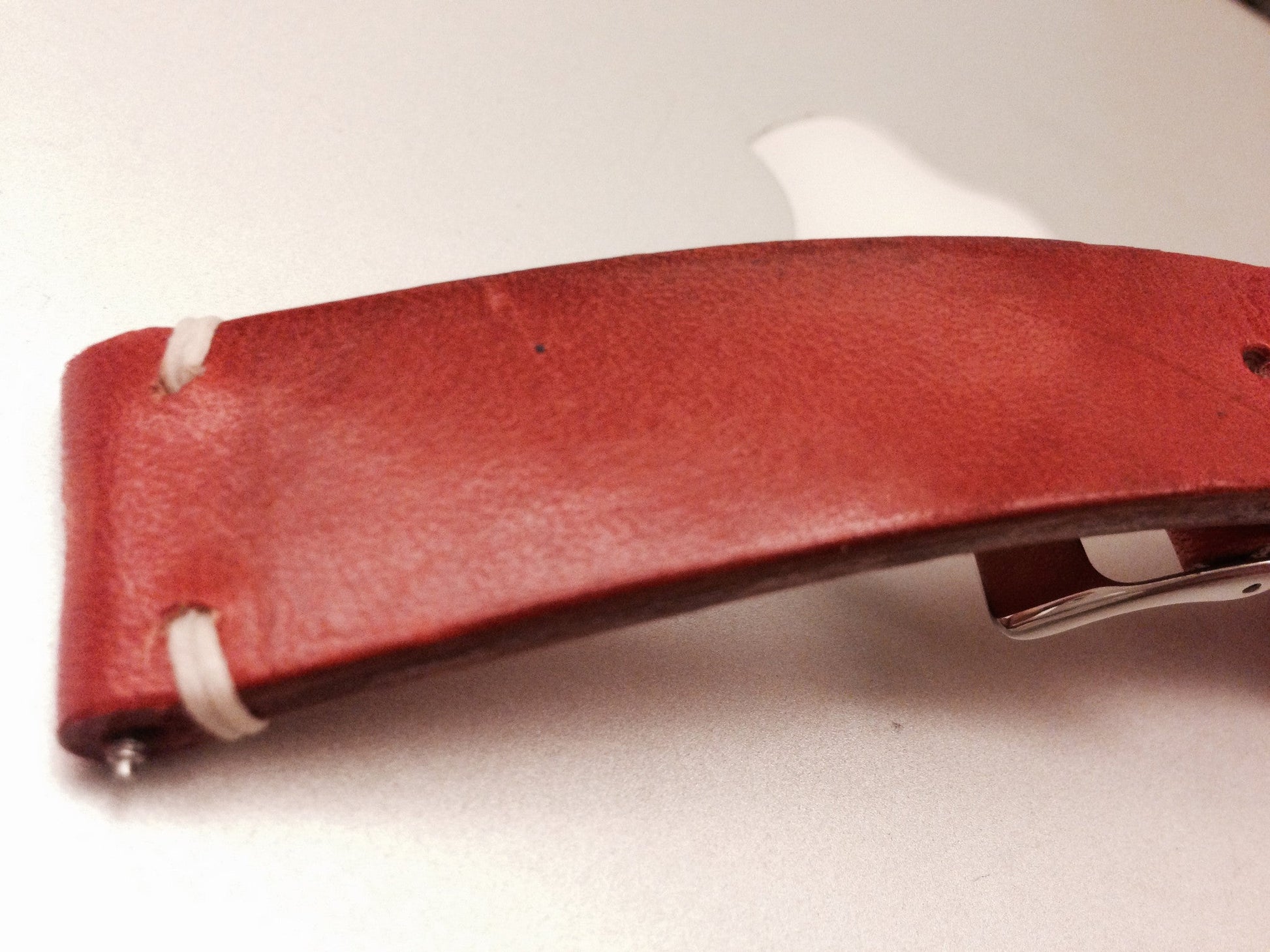 Rolex Watch Strap 20mm, Leather Watch band, Leather Watch Strap 19mm, 18mm, Vintage Orange Watch Strap - eternitizzz-straps-and-accessories