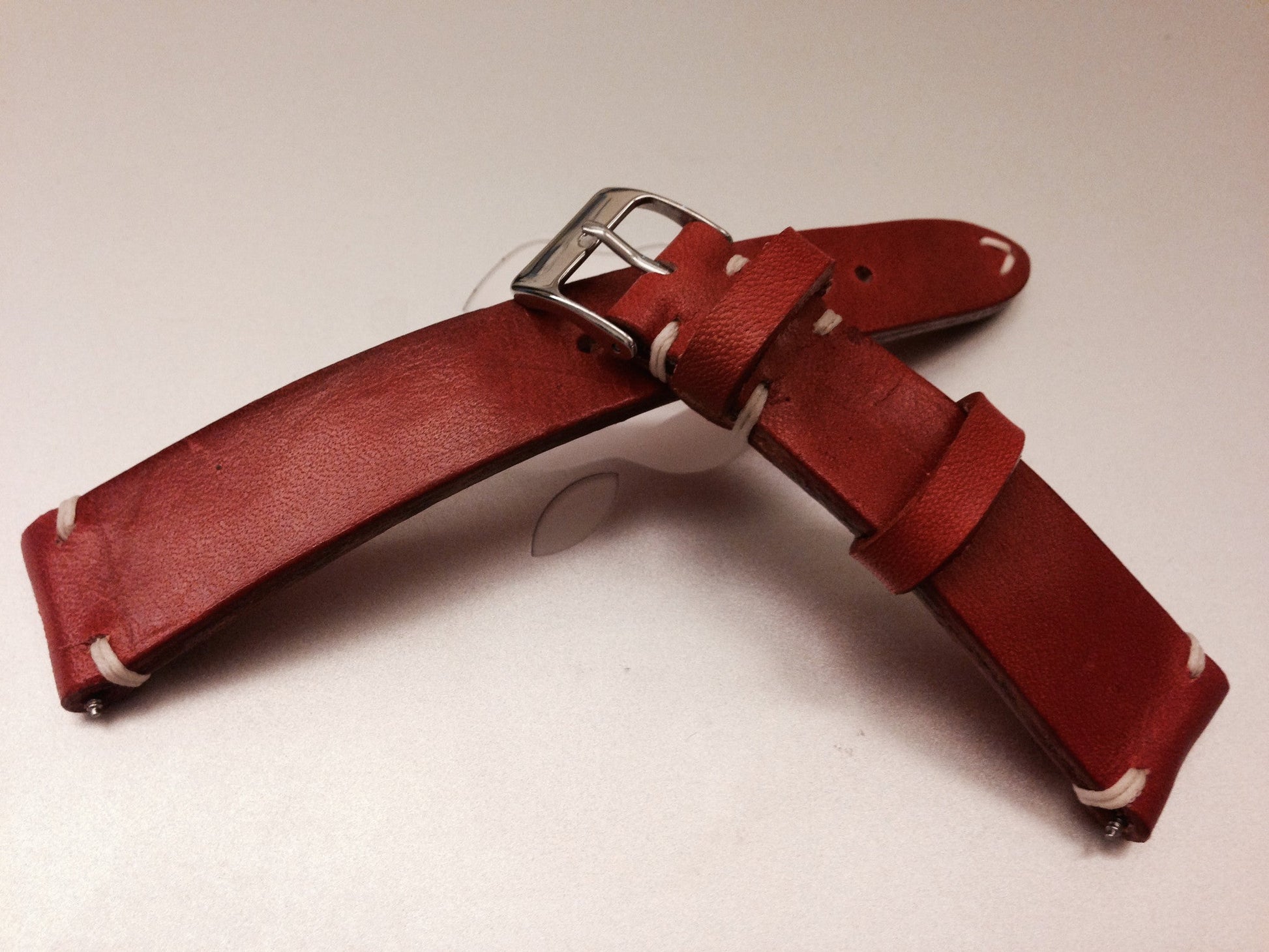 Rolex Watch Strap 20mm, Leather Watch band, Leather Watch Strap 19mm, 18mm, Vintage Orange Watch Strap - eternitizzz-straps-and-accessories