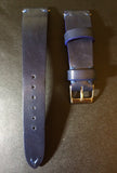 Leather Watch Strap, Rolex watch strap 20mm, 19mm leather Watch Band, Blue Watch Strap 18mm - eternitizzz-straps-and-accessories