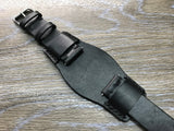 Lenny Kravitz Watch straps, Leather Bund Straps, 20mm Watch straps, 20mm Watch bands, Black Watch Straps for Rolex Watches - FREE SHIPPING - eternitizzz-straps-and-accessories