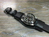 Lenny Kravitz Watch straps, Leather Bund Straps, 20mm Watch straps, 20mm Watch bands, Black Watch Straps for Rolex Watches - FREE SHIPPING - eternitizzz-straps-and-accessories