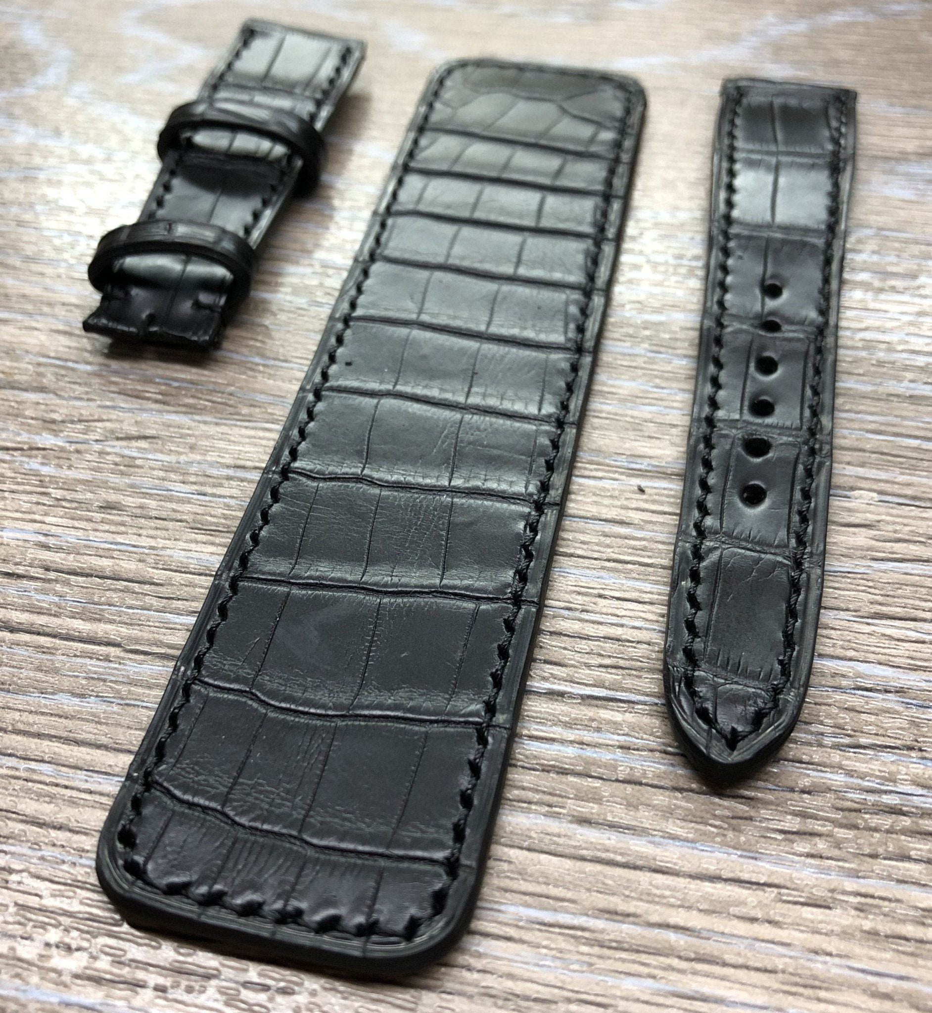 Leather Watch Straps in Alligator Skin, Leather Watch Strap