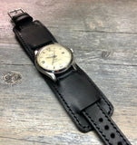 Rolex Daytona Newman Watch Bands, Paul Newman Watch Bands, Black Leather Watch Straps