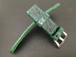 Panerai Watch Strap, Leather Watch Band, 24mm, Green Alligator Watch Strap, 26mm watch strap - eternitizzz-straps-and-accessories
